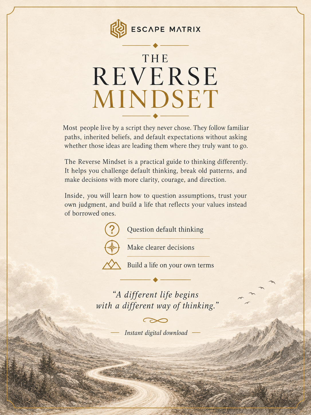 THE REVERSE MINDSET