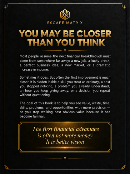 THE MONEY IN YOUR BLIND SPOT